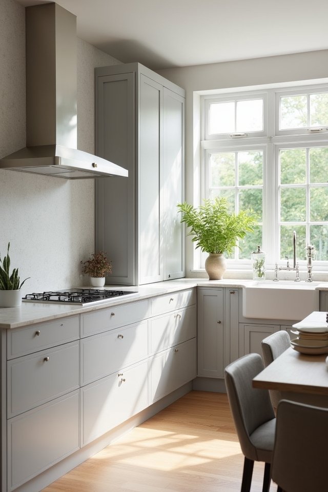muted grey kitchen transformation