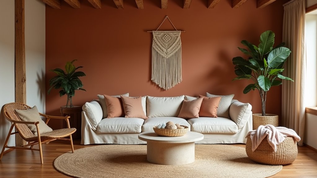 natural aesthetic living room
