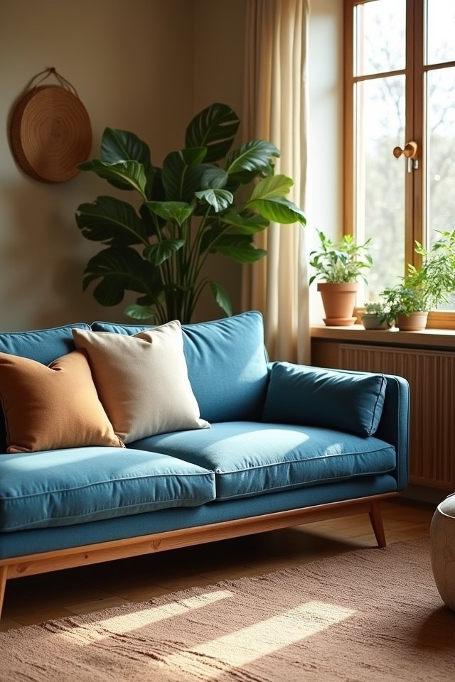 natural earthy blue retreat