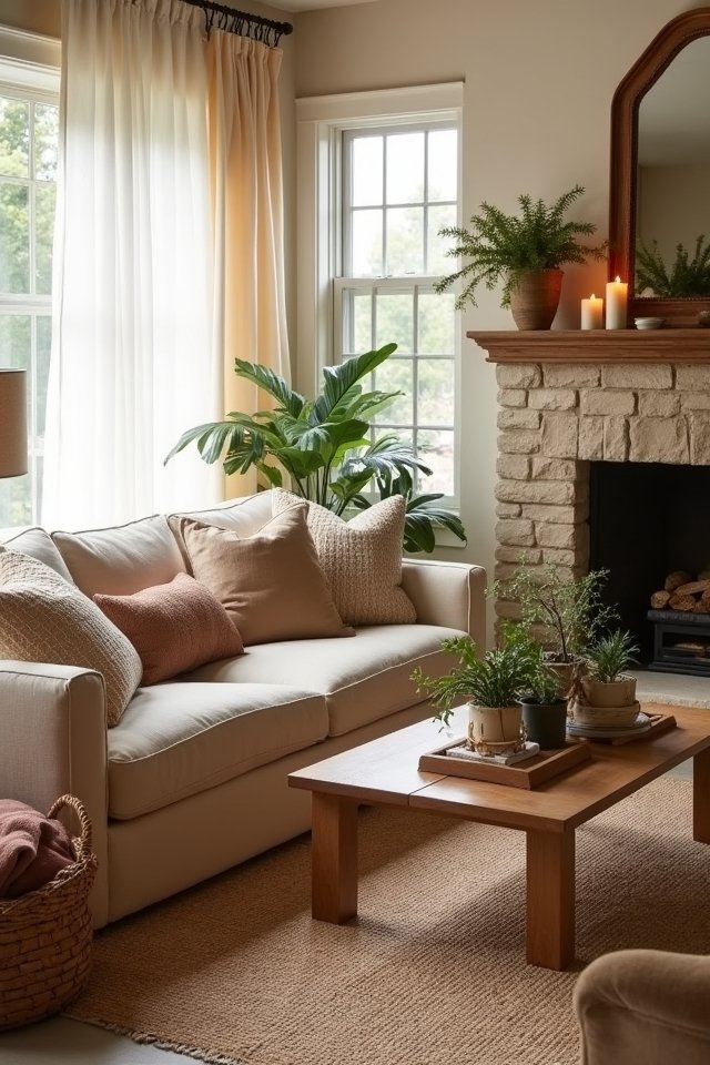 natural elements for coziness