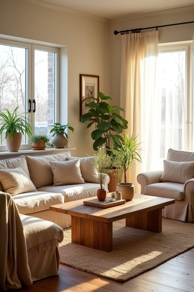 natural elements for coziness