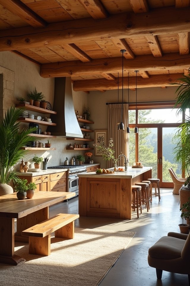natural elements for warmth