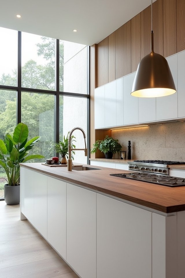 natural elements in kitchens