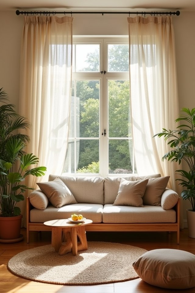 natural fabrics for windows
