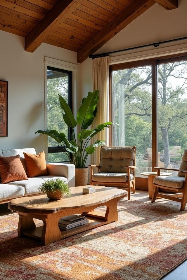 natural fibers statement rug