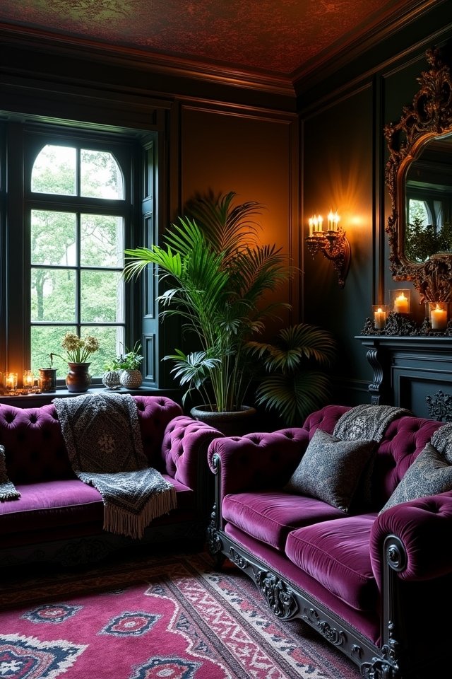 natural gothic living room