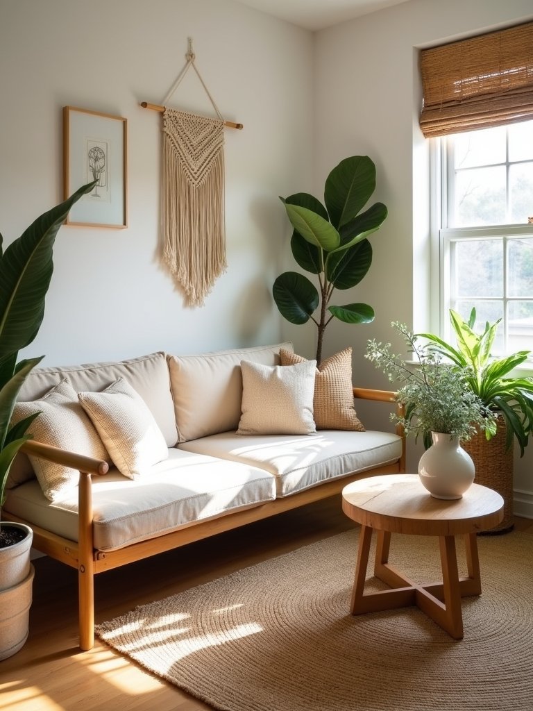 natural indoor living retreat