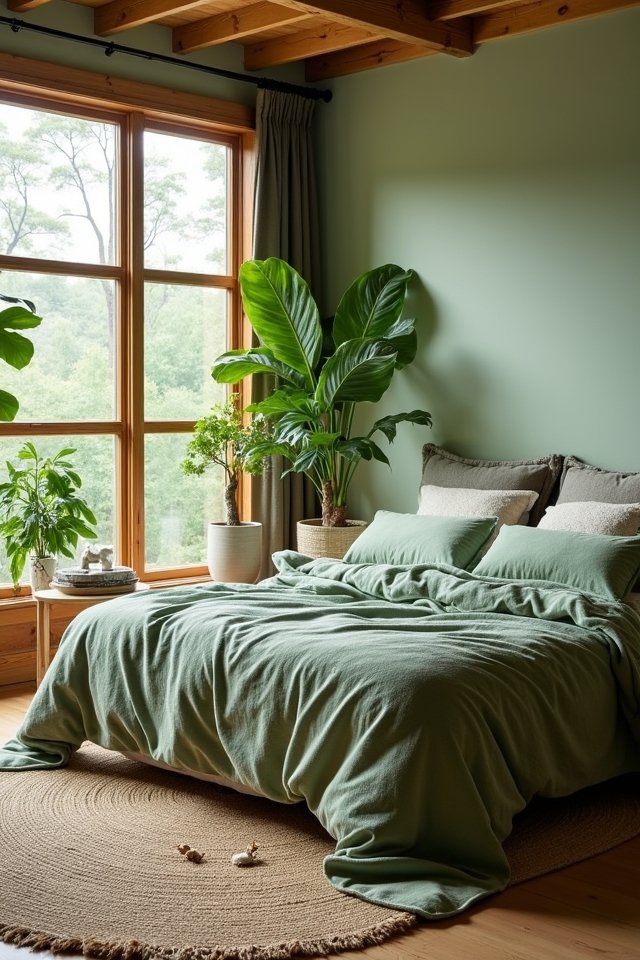 natural inspired sage green decor