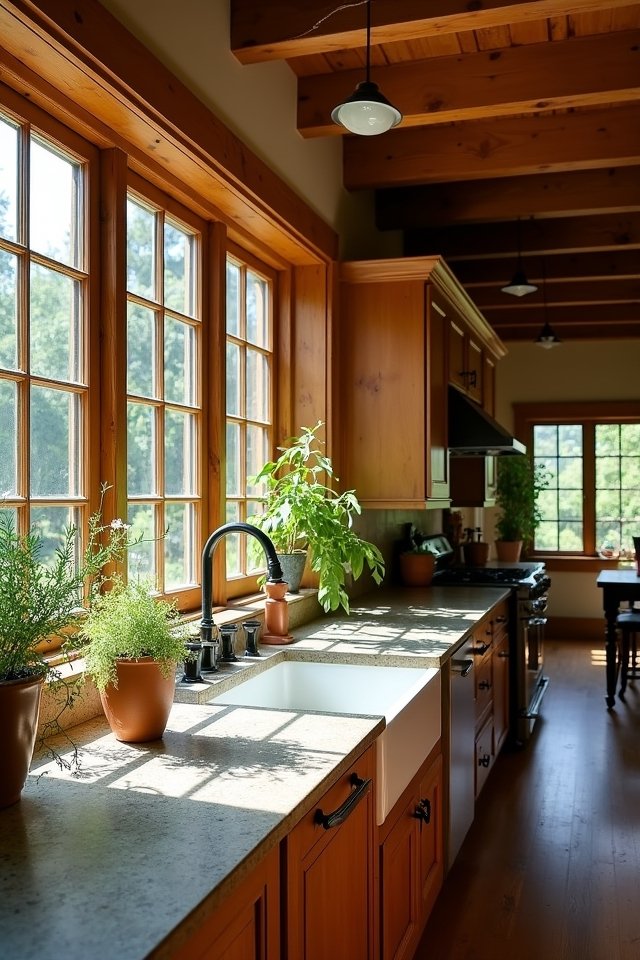natural light kitchen windows