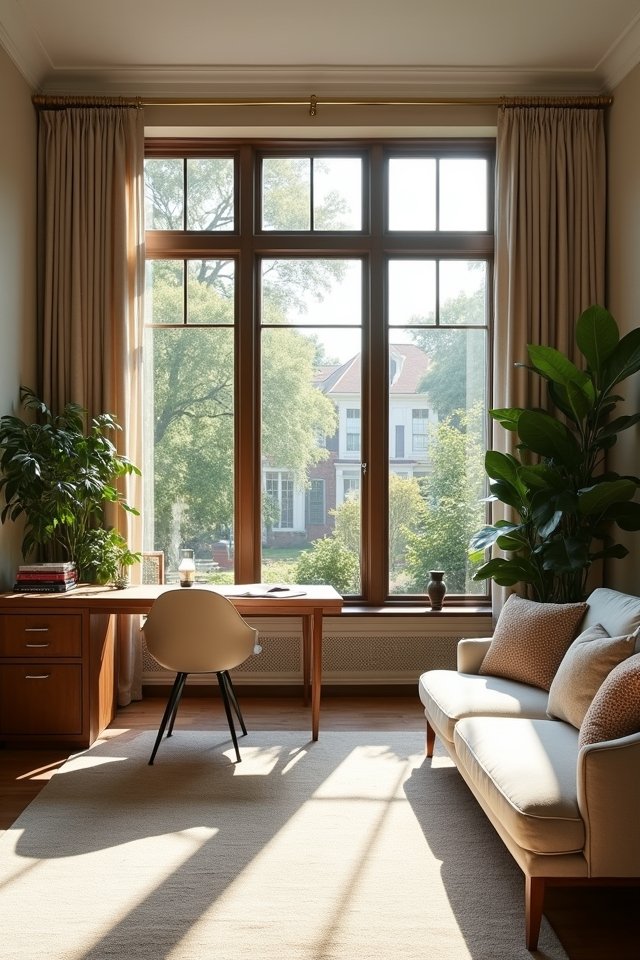natural light workspace transformation