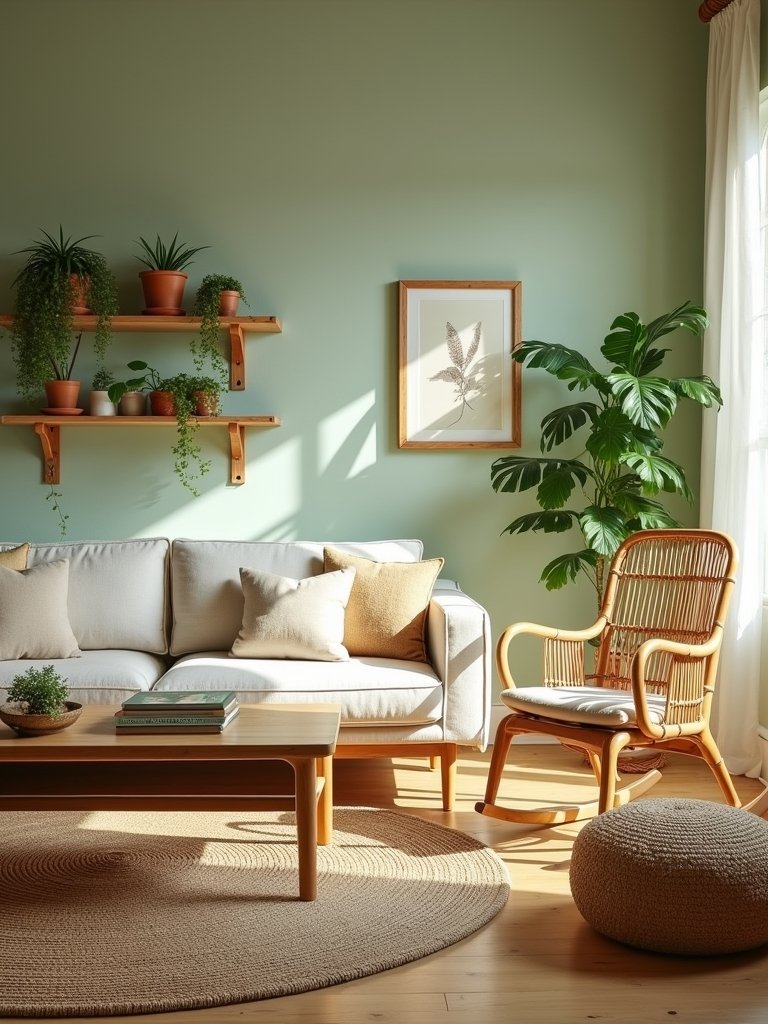 natural materials create tranquility