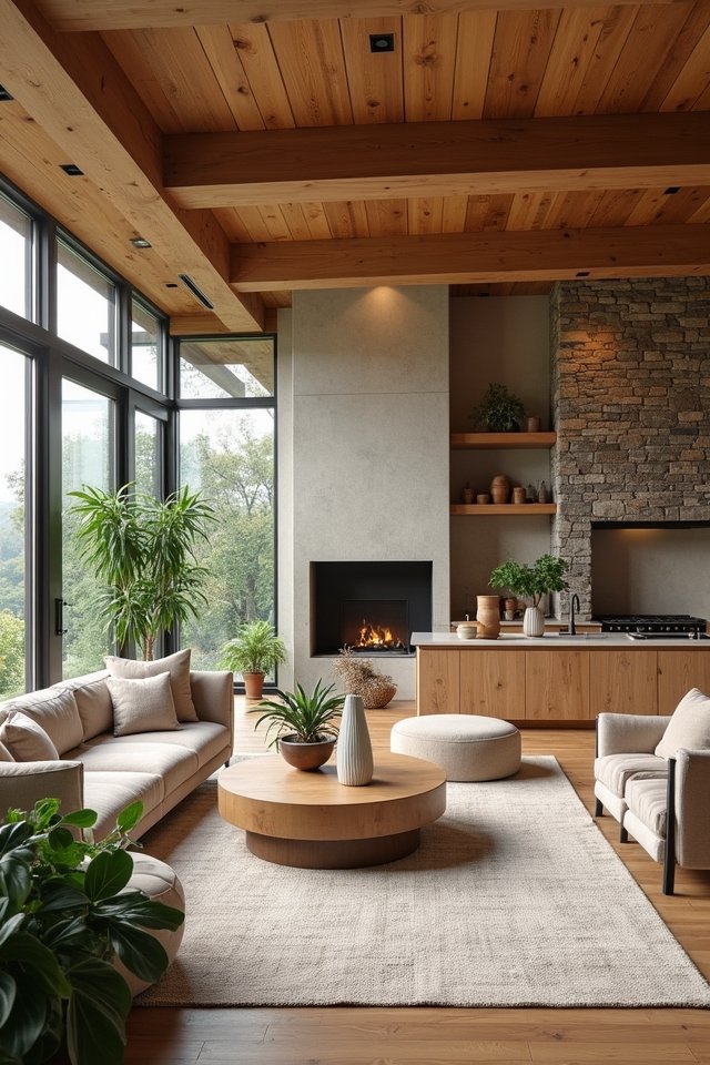 natural materials create warmth