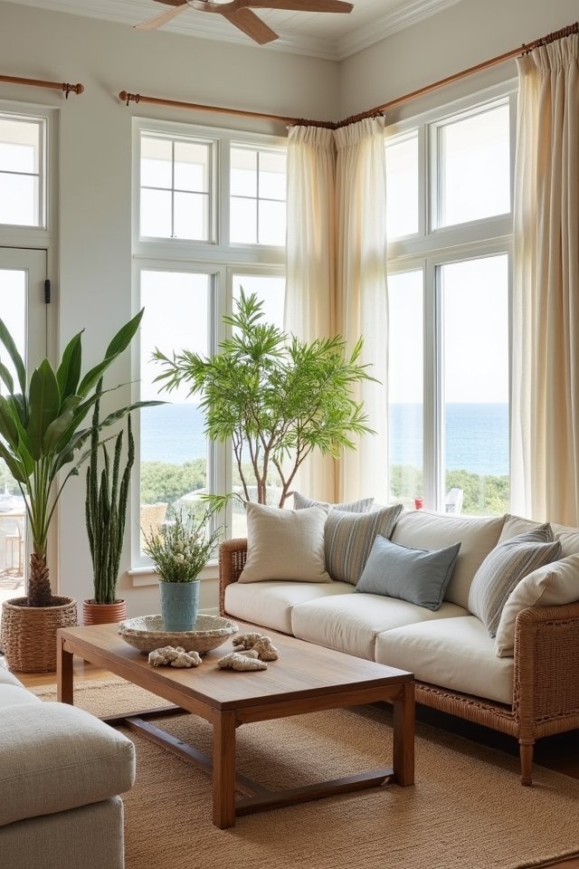 natural materials enhance decor