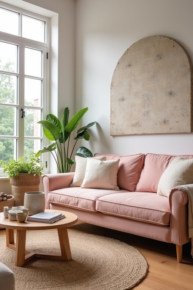 natural materials enhance pastels