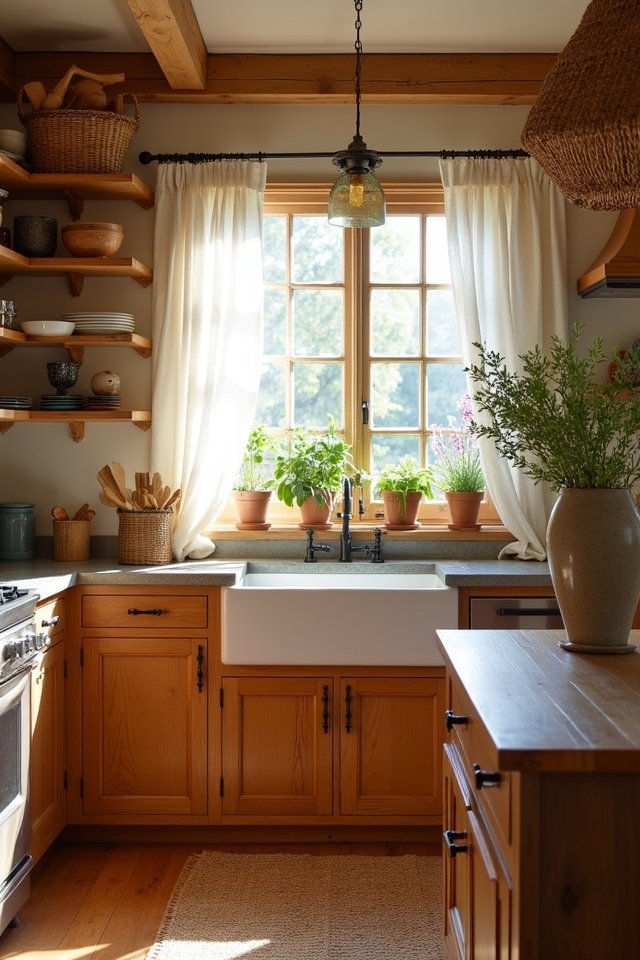 natural materials enhance warmth