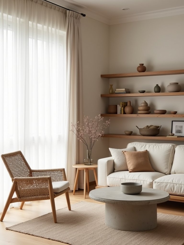 natural materials enhance warmth