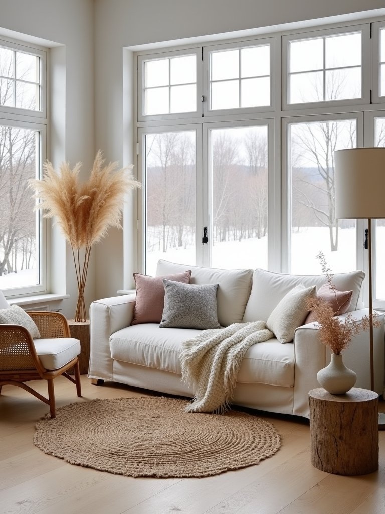 natural materials for coziness