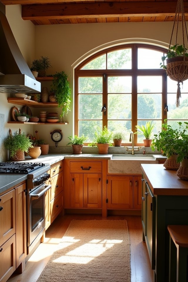 natural materials for kitchens