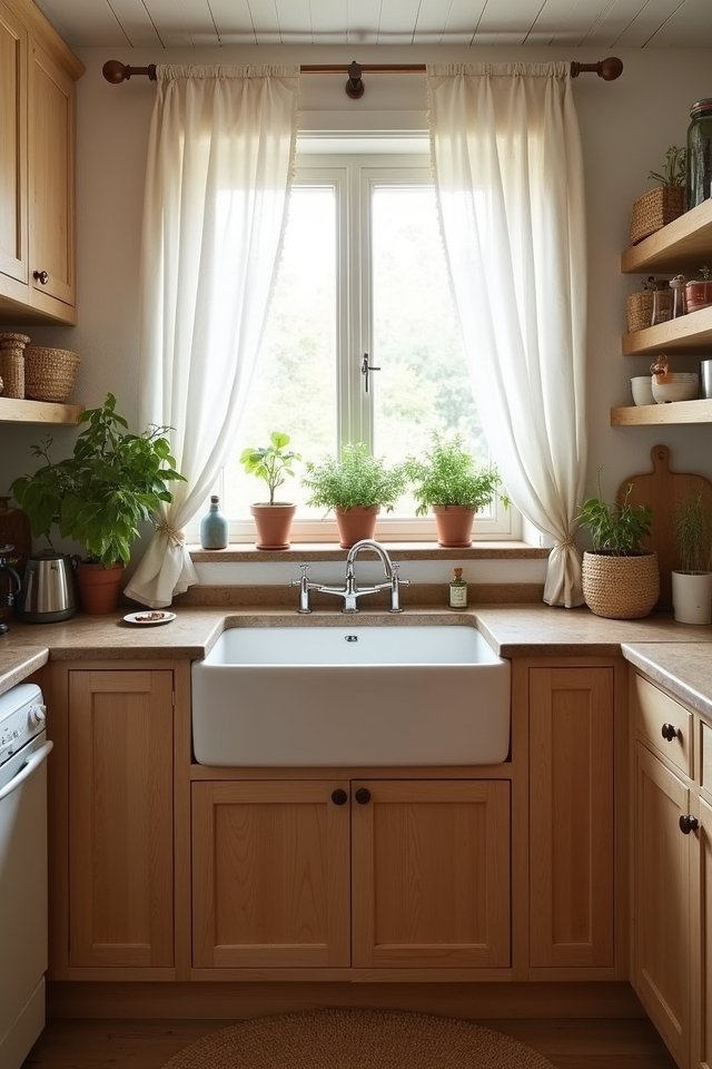 natural materials for kitchens