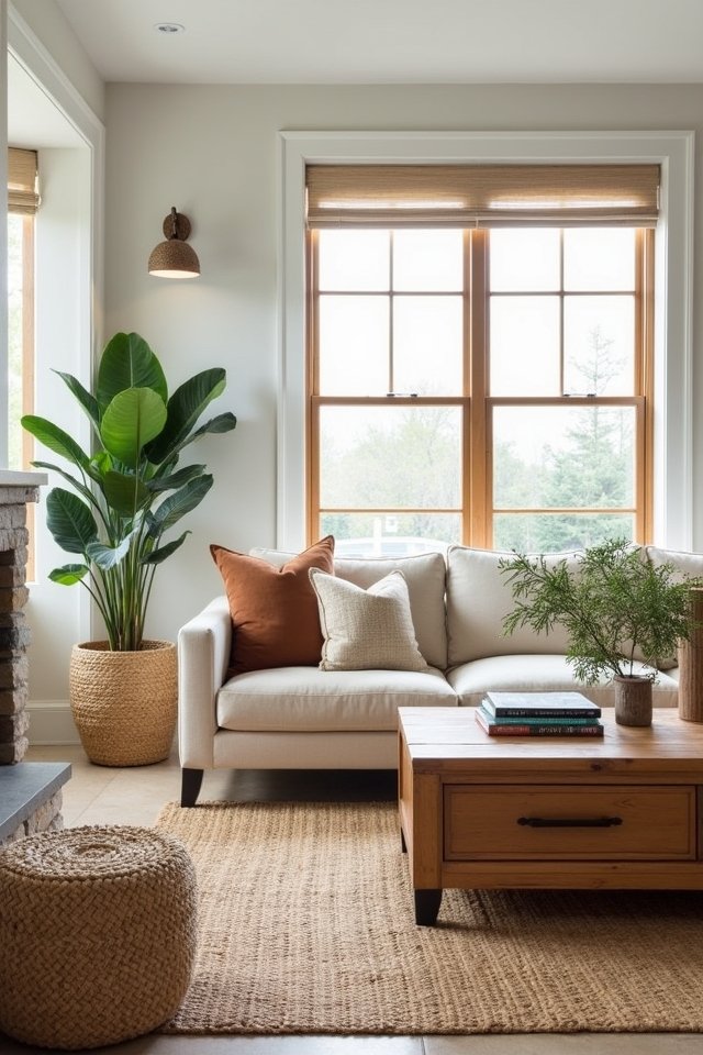 natural materials for serenity