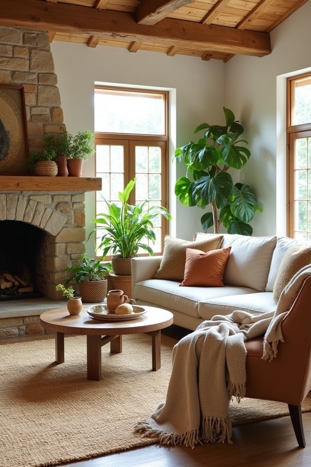 natural materials for serenity