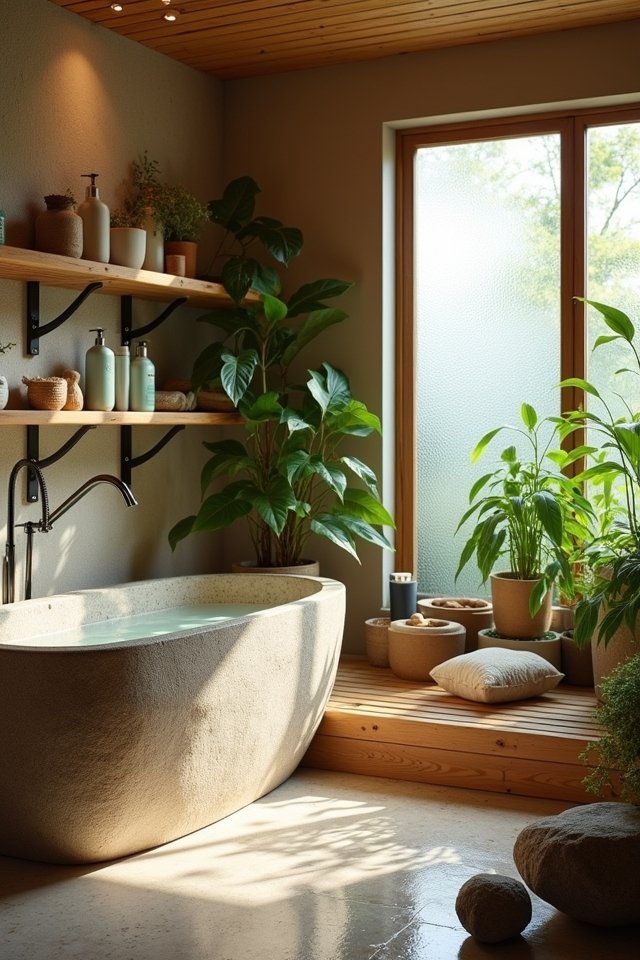 natural materials for serenity