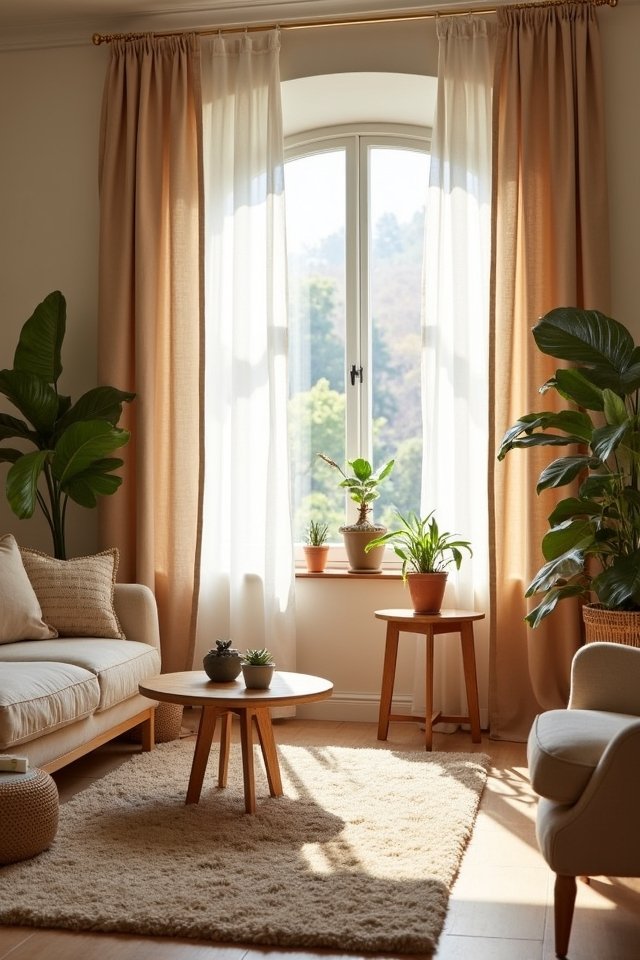natural materials for tranquility