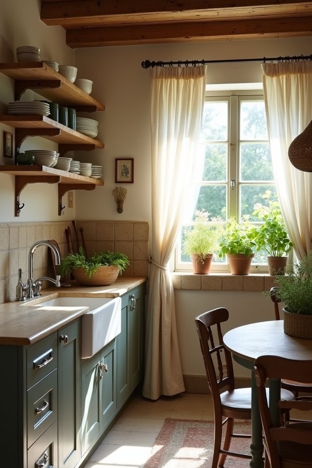natural materials in kitchens