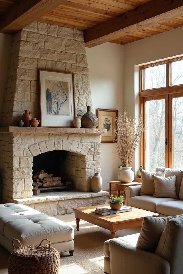 natural stone decor accents