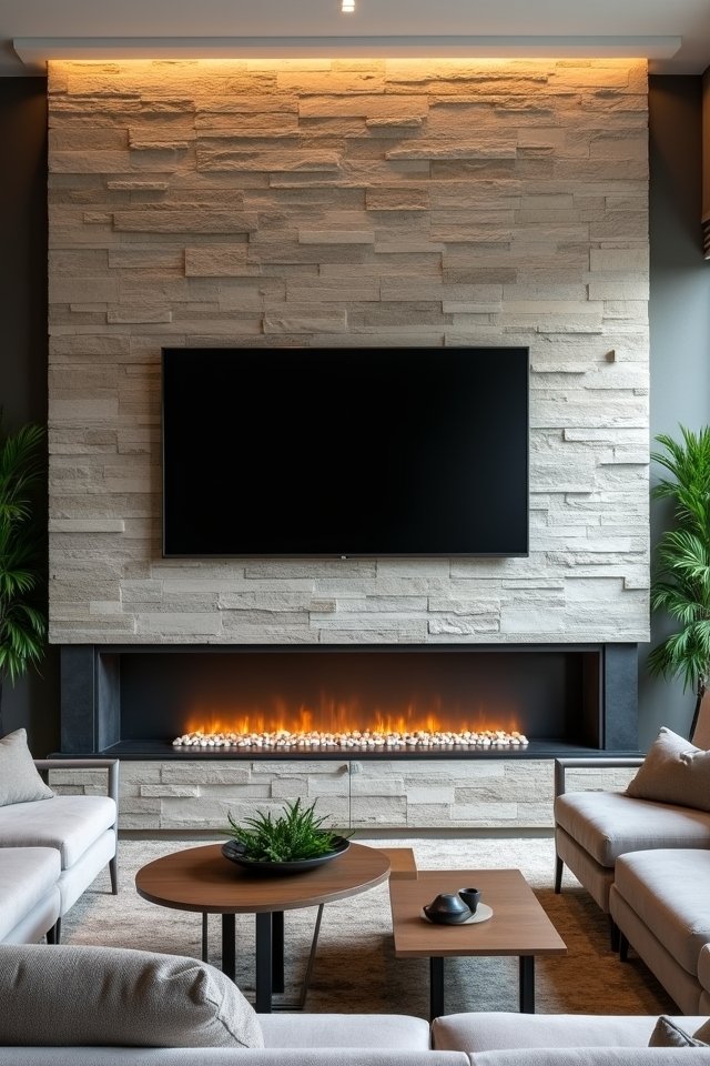natural stone wall elegance