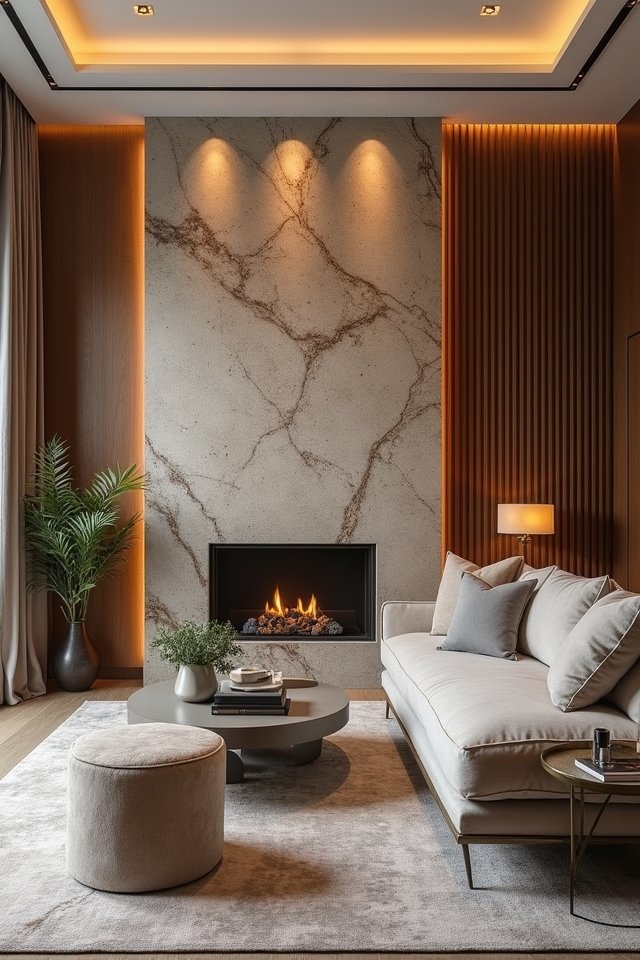 natural stone wallpaper elegance