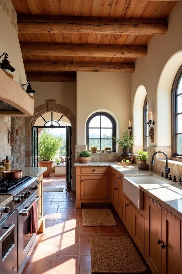 natural textures enhance kitchens