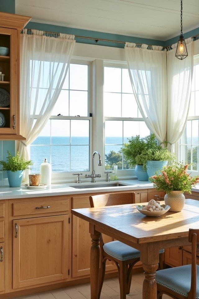 natural wood coastal charm