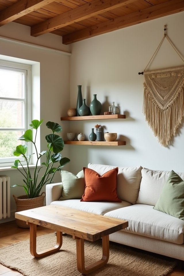 natural wood decor elements