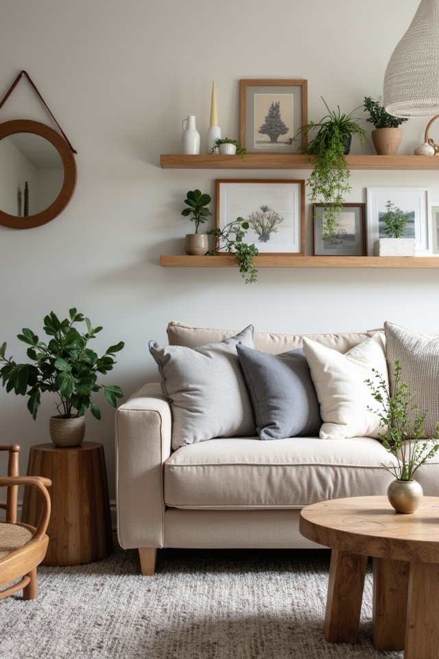 natural wood warmth accents