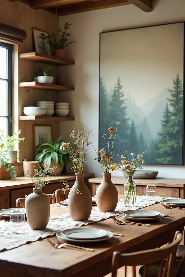 nature artwork enhances kitchens