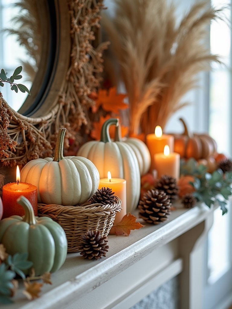 nature inspired autumn decor