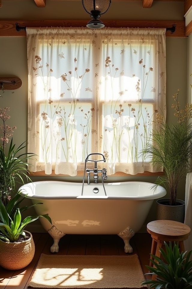 nature inspired bathroom decor