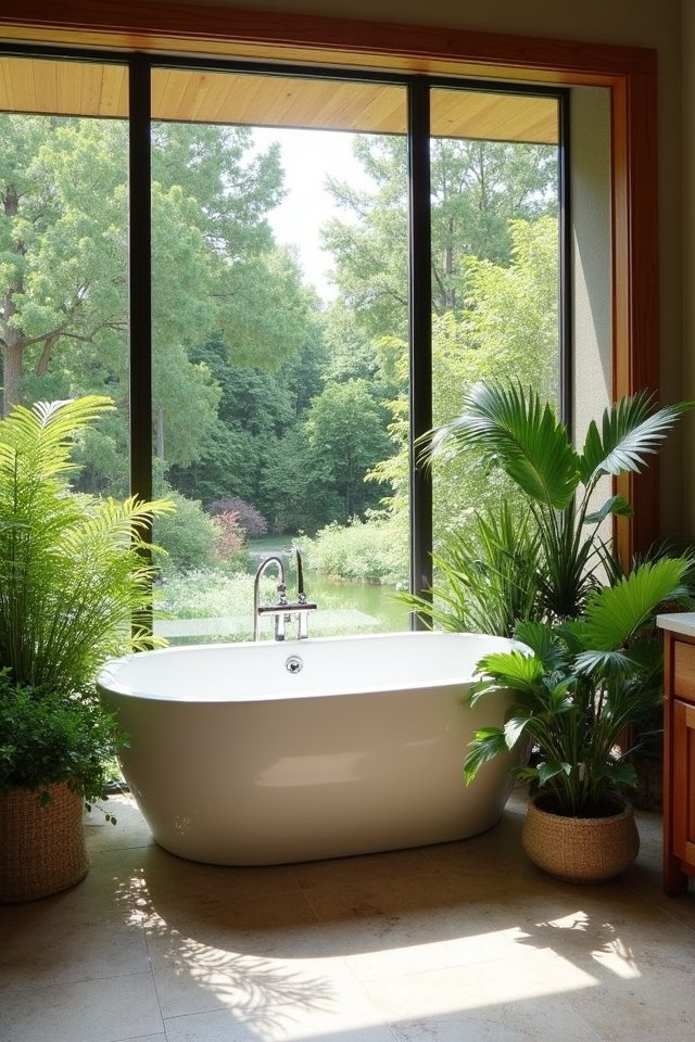 nature inspired bathroom retreat