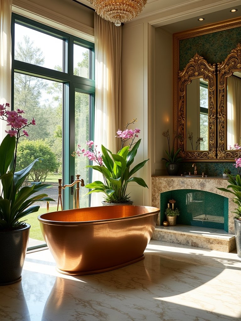 nature inspired bathroom sanctuary