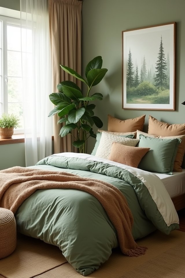 nature inspired bedroom colors