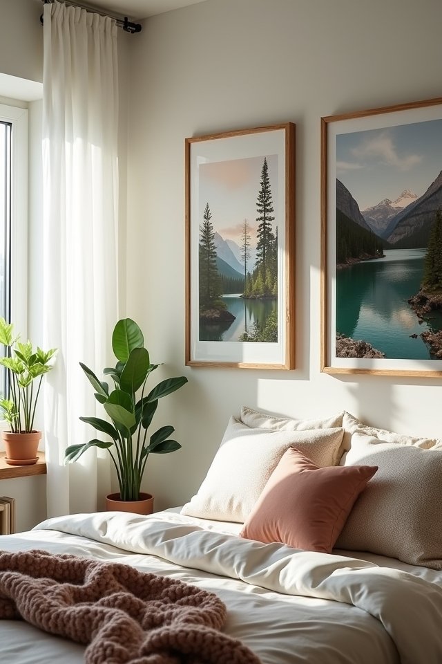 nature inspired bedroom transformation