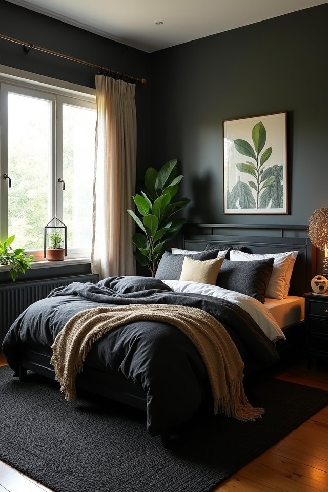 nature inspired black accents