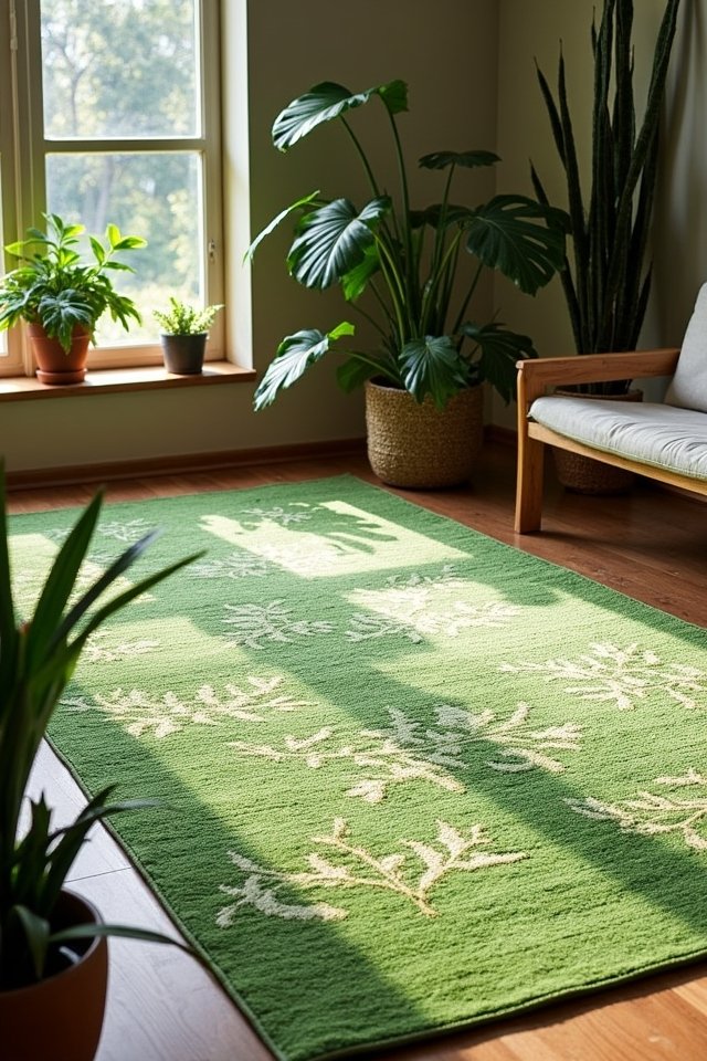 nature inspired comfort rug