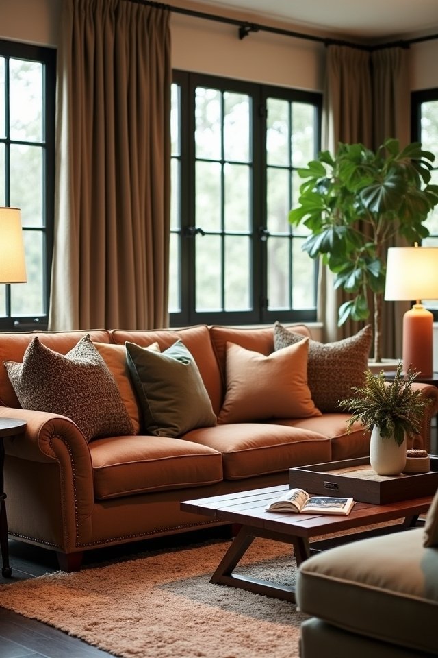 nature inspired cozy living