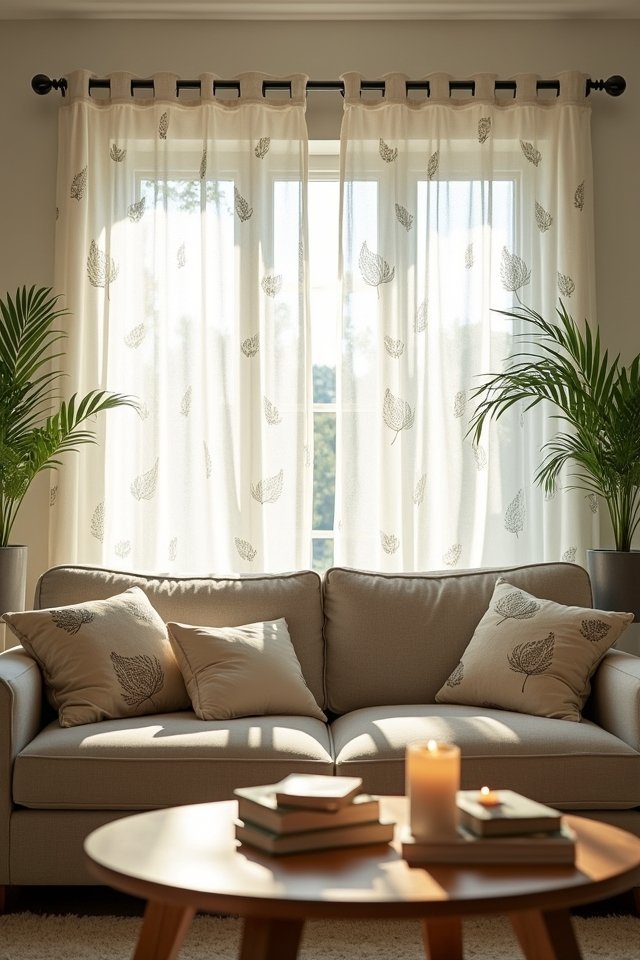 nature inspired curtain designs