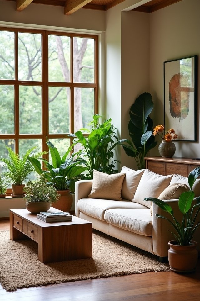 nature inspired earthy decor