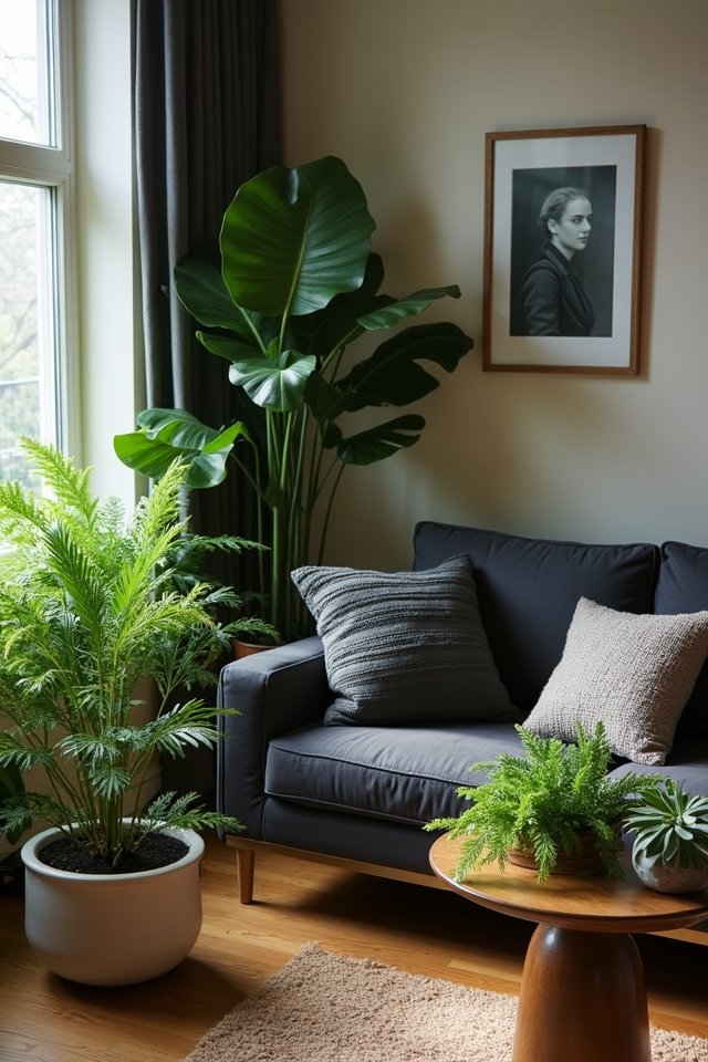 nature inspired indoor plant decor