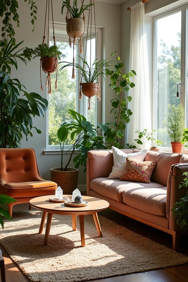 nature inspired indoor plant decor
