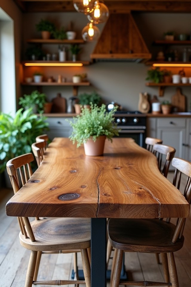 nature inspired kitchen features